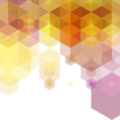 Geometric background. Abstract background. Business vector. Design element. Color hexagon. Eps 10