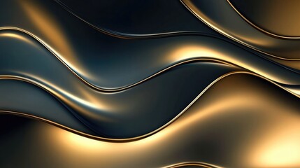 Liquid Metal Design Background Wallpaper Smooth Flowing Surface Abstract Concept For Industry Futurism Modern Science And Liquid Theme