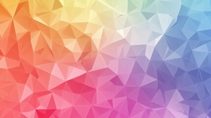 Obraz premium Line art illustration featuring a low polygon triangle pattern background