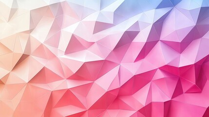 Fototapeta premium Low Polygon Triangular Pattern Backdrop