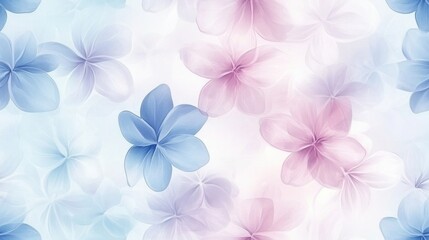 Fototapeta premium Delicate pastel floral design