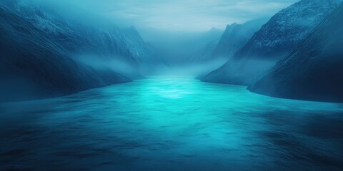 Fototapeta premium Meeting point of mountain rivers: a dark, muddy river merges with the vibrant turquoise waters of another river, showcasing a striking contrast in colors