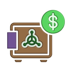 safe box icon template