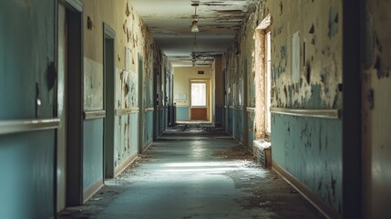 Fototapeta premium Abandoned Hallway