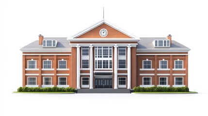 Traditional Brick School Building