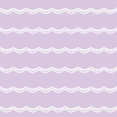 アンティークなレースのシームレスパターン。ベクター素材。