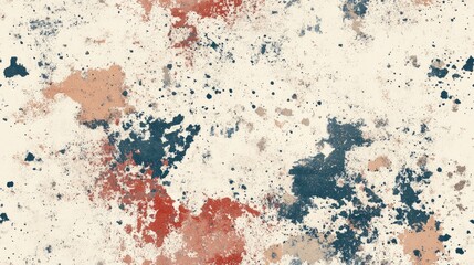 Seamless grunge background with old colors Wall pattern featuring stains cracks dots and chips Attractive weathered texture suitable for backdrop banner or wallpaper