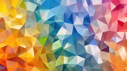 Obraz premium Low Poly Triangle Pattern Backdrop