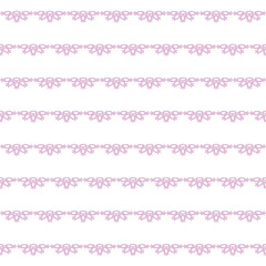 アンティークなレースのシームレスパターン。ベクター素材。