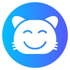 smile gradient icon