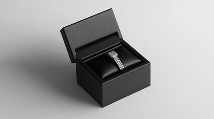 necklace box yellow Mockup