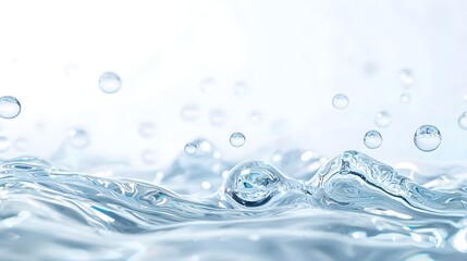 Water Droplets and Waves