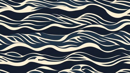 Seamless wave pattern image