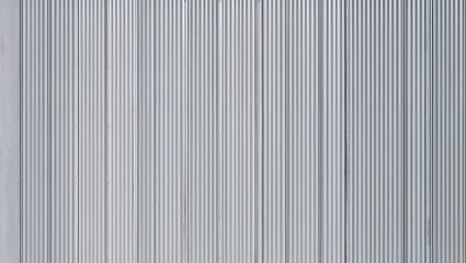 Obraz premium minimalist and industrial-style wall composed of vertical corrugated metal panels