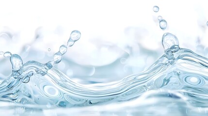 Water Drops Splash Abstract