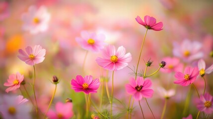 Floral Paradise: A Serene Tapestry of Blooms in Vibrant Hues