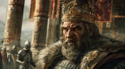 Obraz premium The King's Gaze
