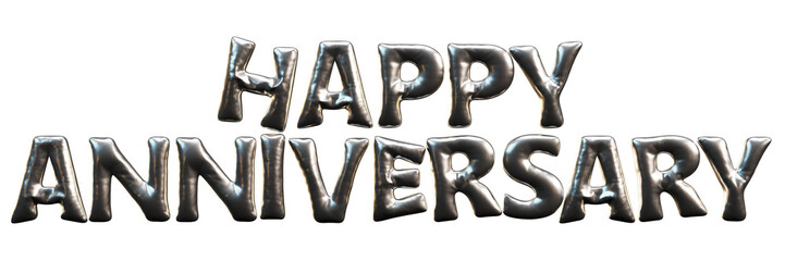 Words HAPPY BIRTHDAY made of golden inflatable balloons isolated on white background. Gold foil helium balloons forming phrase. Birthday congratulations concept,