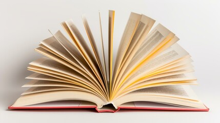 A blank book mockup showcases ample space for custom designs, set against a clean white backdrop for maximum impact.