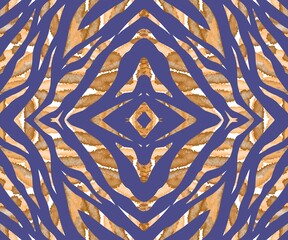 Seamless tiger print design pattern.