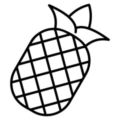 Pineapple  Icon Element For Design