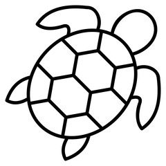 Obraz premium Turtle Icon Element For Design