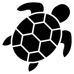 Fototapeta premium Turtle Icon Element For Design