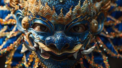 Obraz premium Intricately Designed Thai Ceremonial Mask