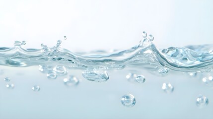 Water Splash and Bubbles