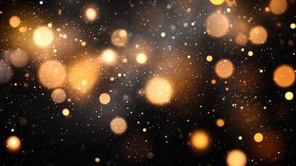 Sparkling glitter fills the night sky, creating a festive atmosphere on Christmas Day celebrations