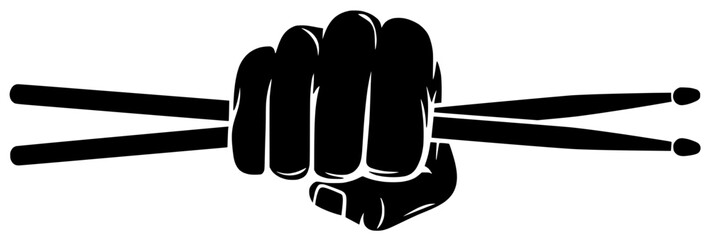 instrument illustration music silhouette musician logo percussion icon drum outline beat drummer sound concert musical drumstick stick band rock shape to vector graphic background