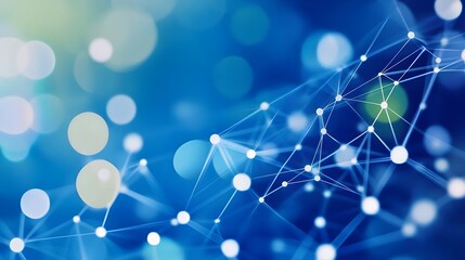 Abstract Technology Business Background With Motion Blur Zoom