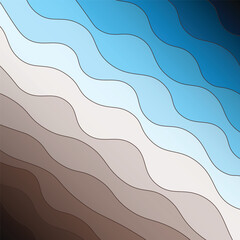 Gradient blue wave pattern Deep Ocean Background Abstract water design eps Vector Sea nautical Images