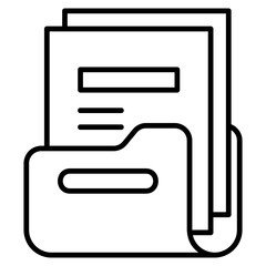 Folder  Icon Element For Design