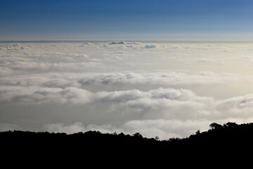 Scenery of Doi Samer Dao Mountain in Si Nan National Park. Landmark of Nan province of Thailand 