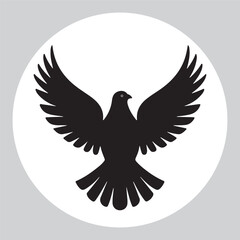dove silhouette Illustration