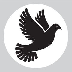 dove silhouette Illustration