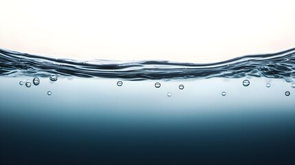 Water Surface Bubbles Abstract