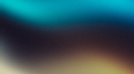 Dark blue orange colour wave grainy gradient backdrop design. Abstract smooth colors flow noisy gradient texture, website header, poster, banner