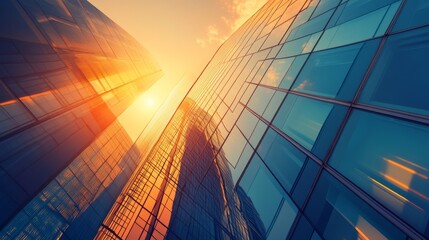 Modern Business Architecture in Soft Light