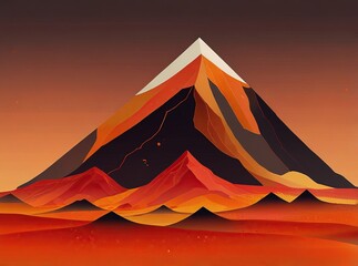 camping in the mountains