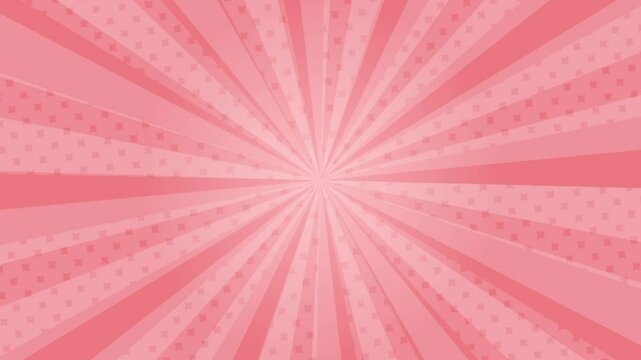 Pink rays background animation