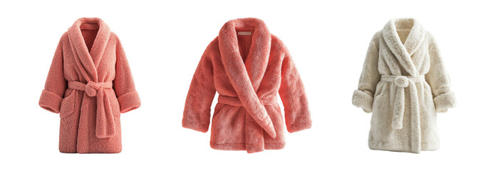 Cozy Robes on Transparent Background