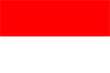 Indonesian flag vector