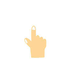 hand gesture vector element
