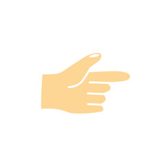 hand gesture vector element