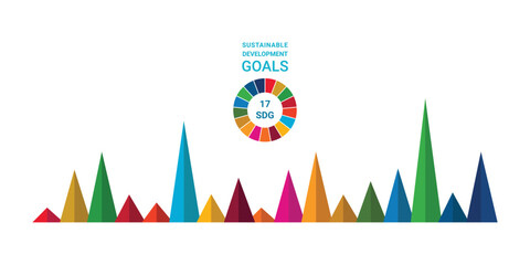 SDG Bar diagram | SDG Infographs | THE 17 GOALS | Sustainable Development