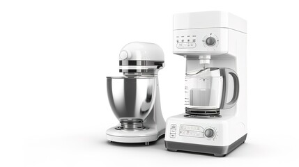 A household appliance on a white background - a practical and essential item in modern living. This appliance stands out against the pure white backdrop, representing convenience and functionality in 