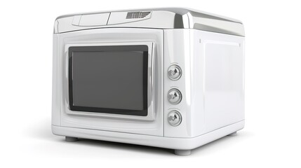A household appliance on a white background - a practical and essential item in modern living. This appliance stands out against the pure white backdrop, representing convenience and functionality in 