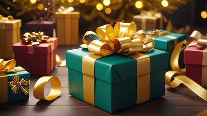 A Festive Gift Pile for the Holiday Season